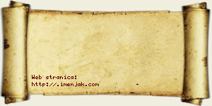 Anastasija Dangubić vizit kartica